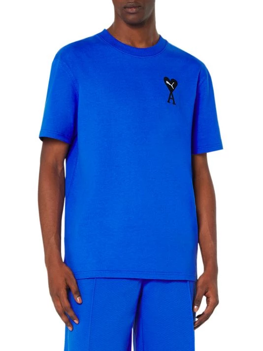 Puma X AMI Logo T-Shirt For Men 3 Puma X AMI Logo T-Shirt For Men