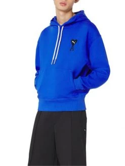 PUMA X AMI Embroidered Logo Hoodie For Men