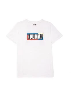 Puma Boy's Go For Pack Crewneck T-Shirt For Kids