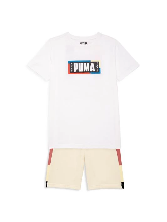 Puma Boy's Go For Pack Colorblock Shorts For Kids 4 Puma Boy's Go For Pack Colorblock Shorts For Kids - Image 2