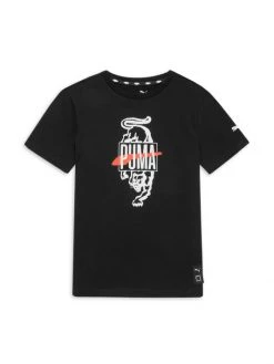 Puma Boy's Basketball Jersey T-Shirt For Kids Blue