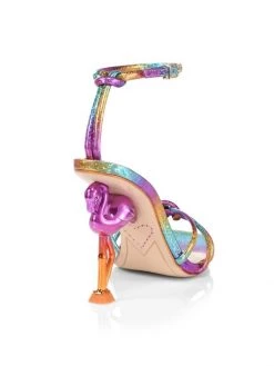 Sophia Webster Flo Flamingo-Heel Rainbow Metallic Leather Sandals -Cheap Sophia Webster Store unnamed file 609
