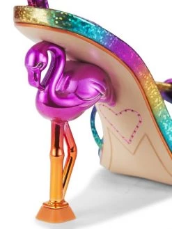 Sophia Webster Flo Flamingo-Heel Rainbow Metallic Leather Sandals -Cheap Sophia Webster Store unnamed file 612