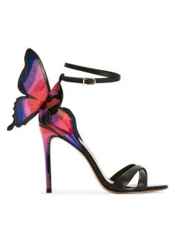 Sophia Webster Chiara Leather Butterfly Sandals