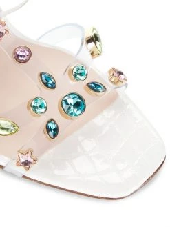 Sophia Webster Camille 100 Croc-Embossed Crystal-Embellished Ankle-Wrap Sandals -Cheap Sophia Webster Store unnamed file 715