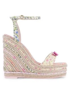 Cheap Sophia Webster Store 32 Sophia Webster X LoveShackFancy Lucita Espadrille Wedge Sandals