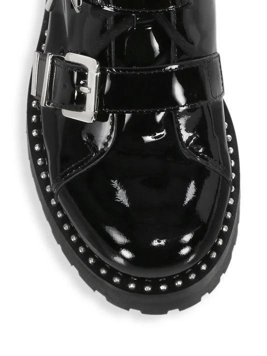 Sophia Webster Ziggy Crystal-Embellished Patent Leather Biker Boots 6 Sophia Webster Ziggy Crystal-Embellished Patent Leather Biker Boots - Image 4