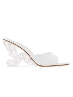 Sophia Webster Paloma Leather Butterfly Mules